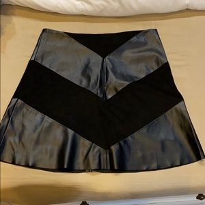 Black Leather Skirt